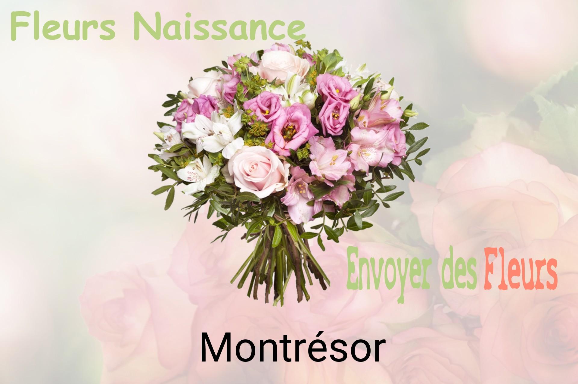 Bouquet de fleurs de naissance livré à Montrésor